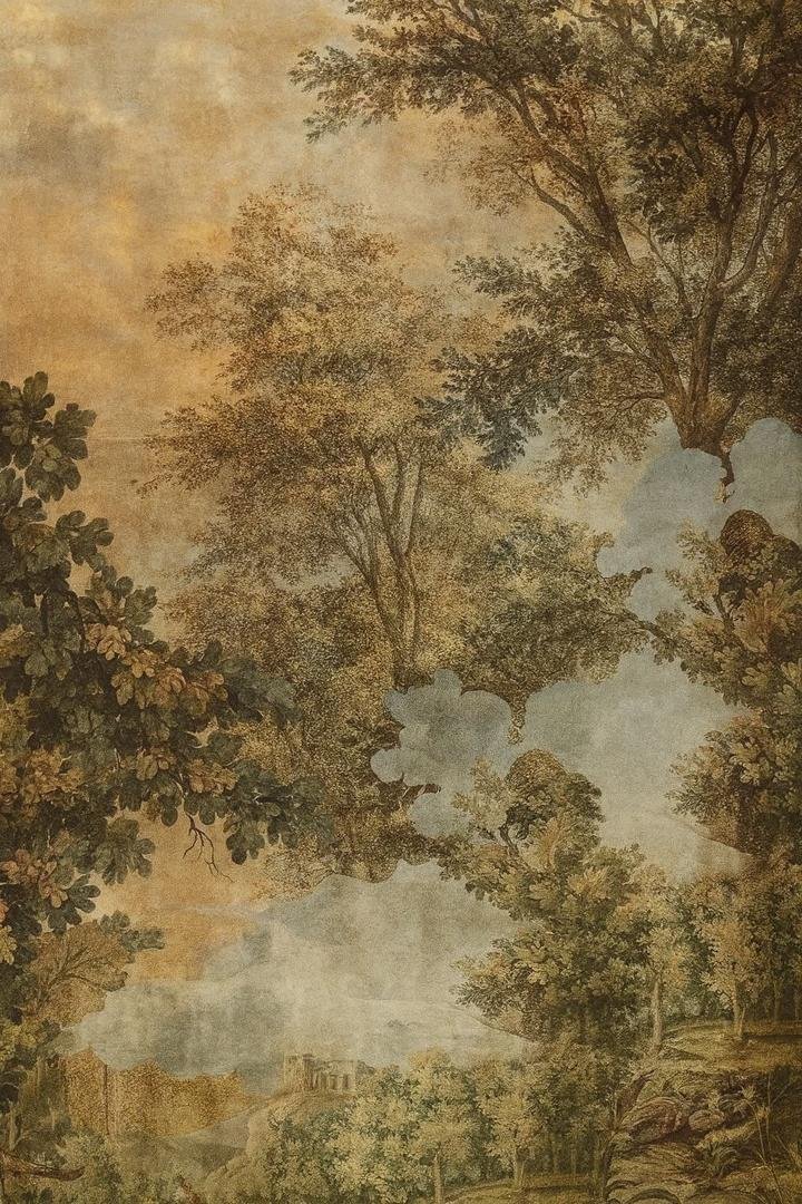 Back drop with art 3