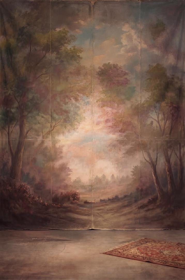 Back drop with art 7