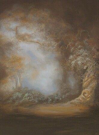 Back drop with art 8