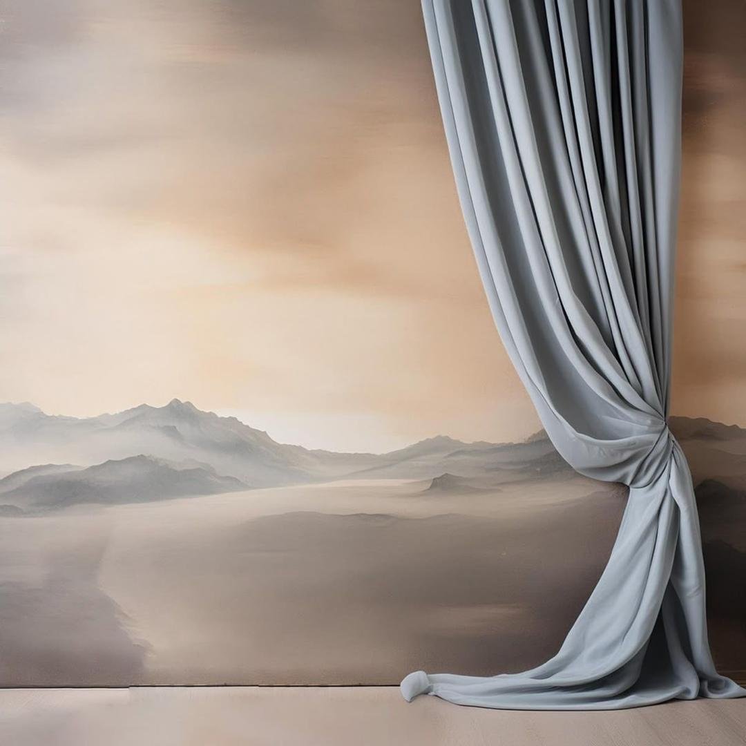 Back drop with art 9